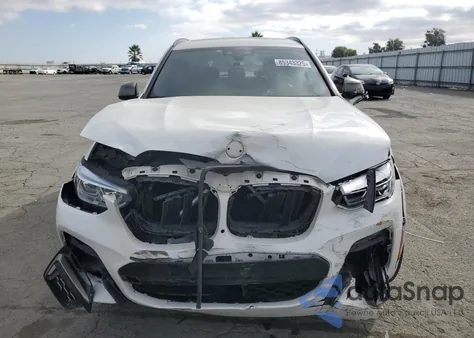 2021 BMW X3 xDrivem40I из США, поврежденный, VIN 5UXTY9C06M9E13789